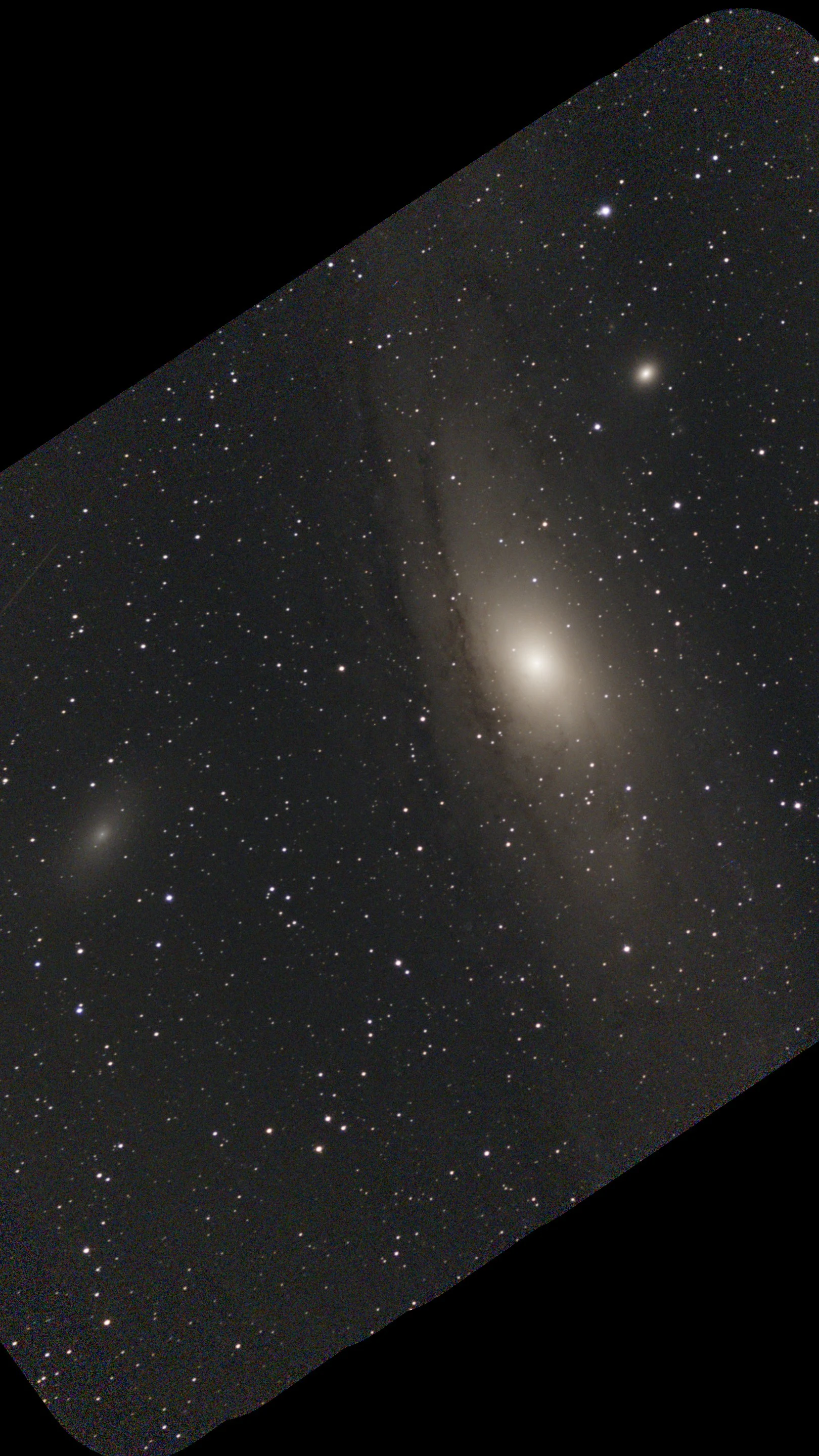 Andromeda Galaxy photographed from Malmö