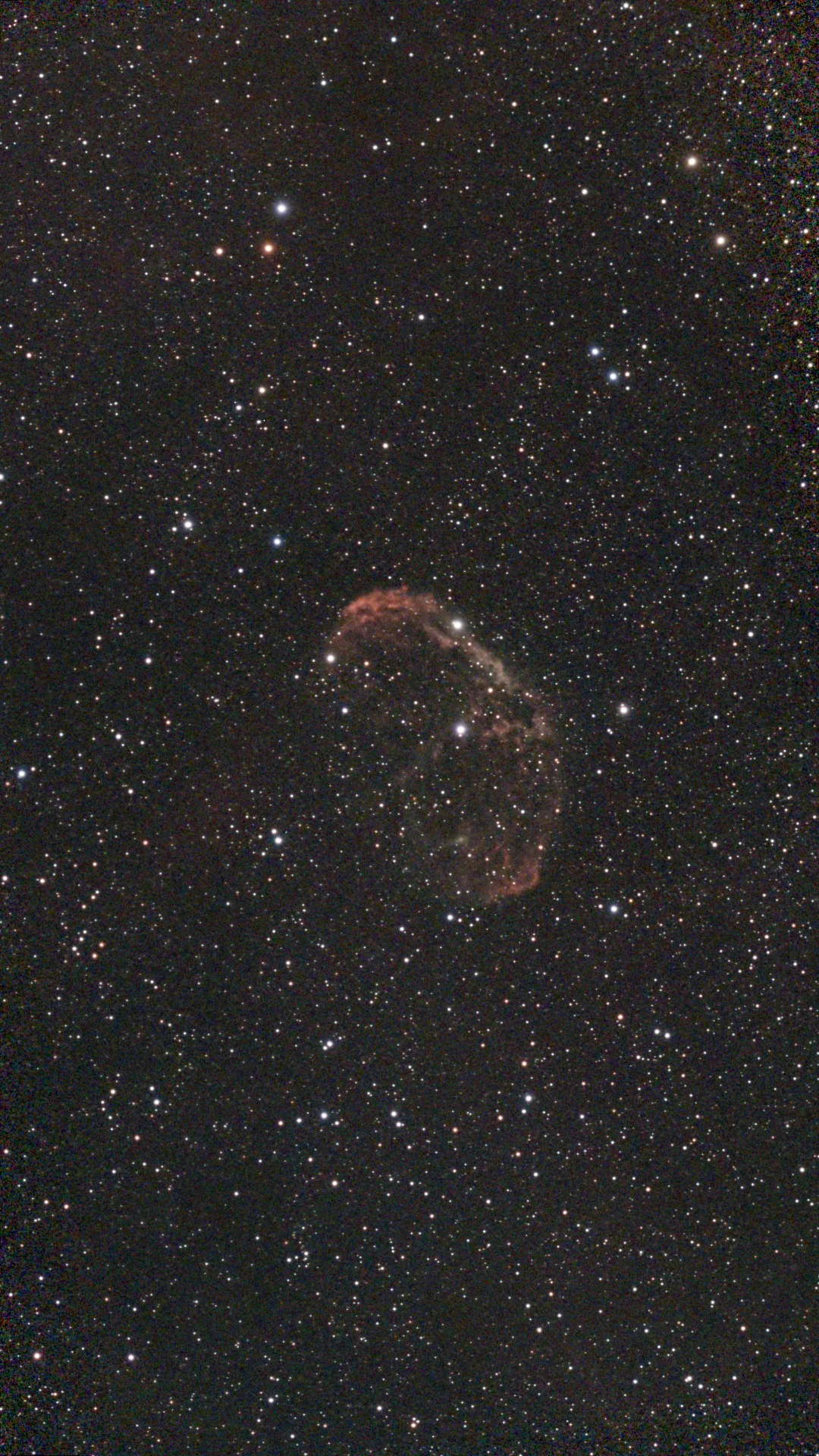 NGC 6888, Crescent Nebula, observed 25 August 2026, 00:29